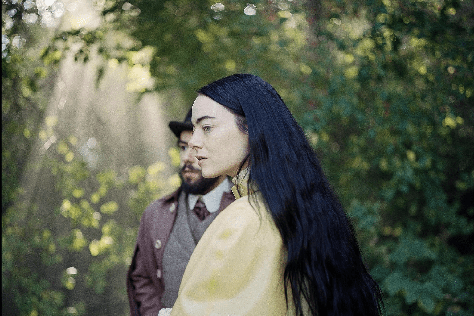 Emma Stone and Ramy Youssef in Poor Things (2023) Photo by Yorgos Lanthimos